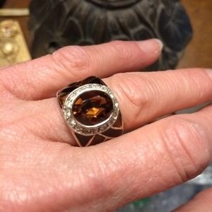 Smoky Topaz Ring